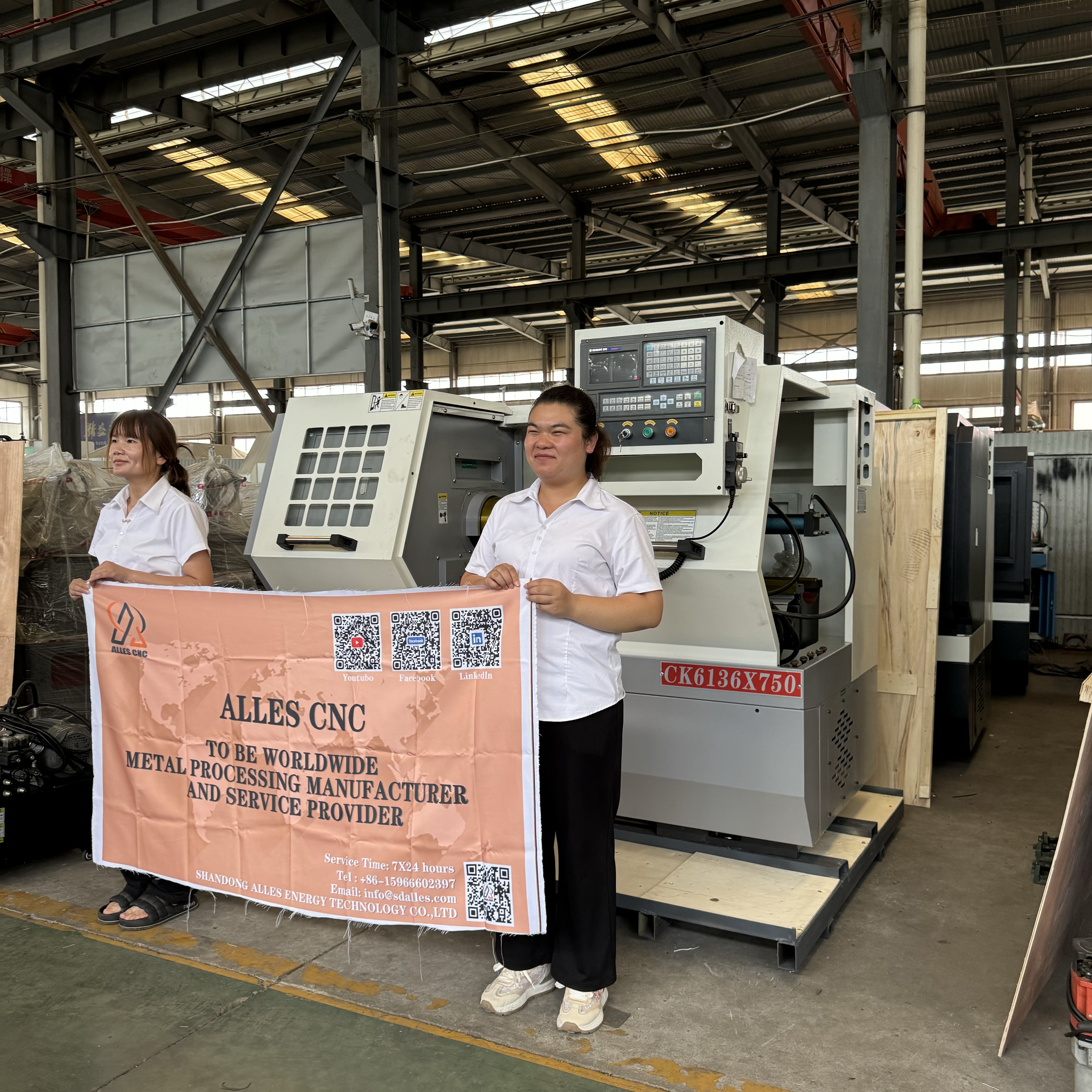 ALCK6136 CNC Lathes Successfully Packed and Shipped to the Russian Market
