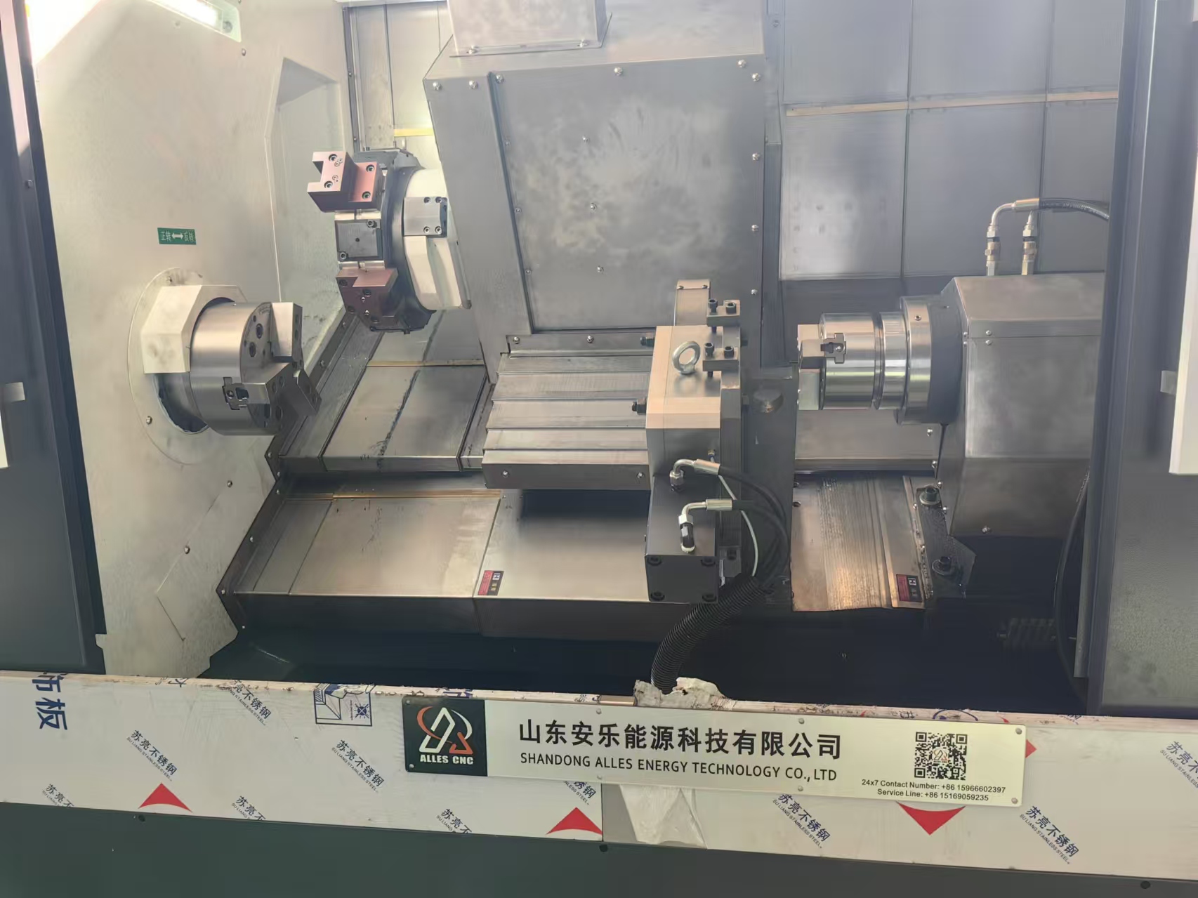 ALTCK56Y CNC lathe inspection completed, will be shipped to Russia soon, adding impetus to customer production efficiency