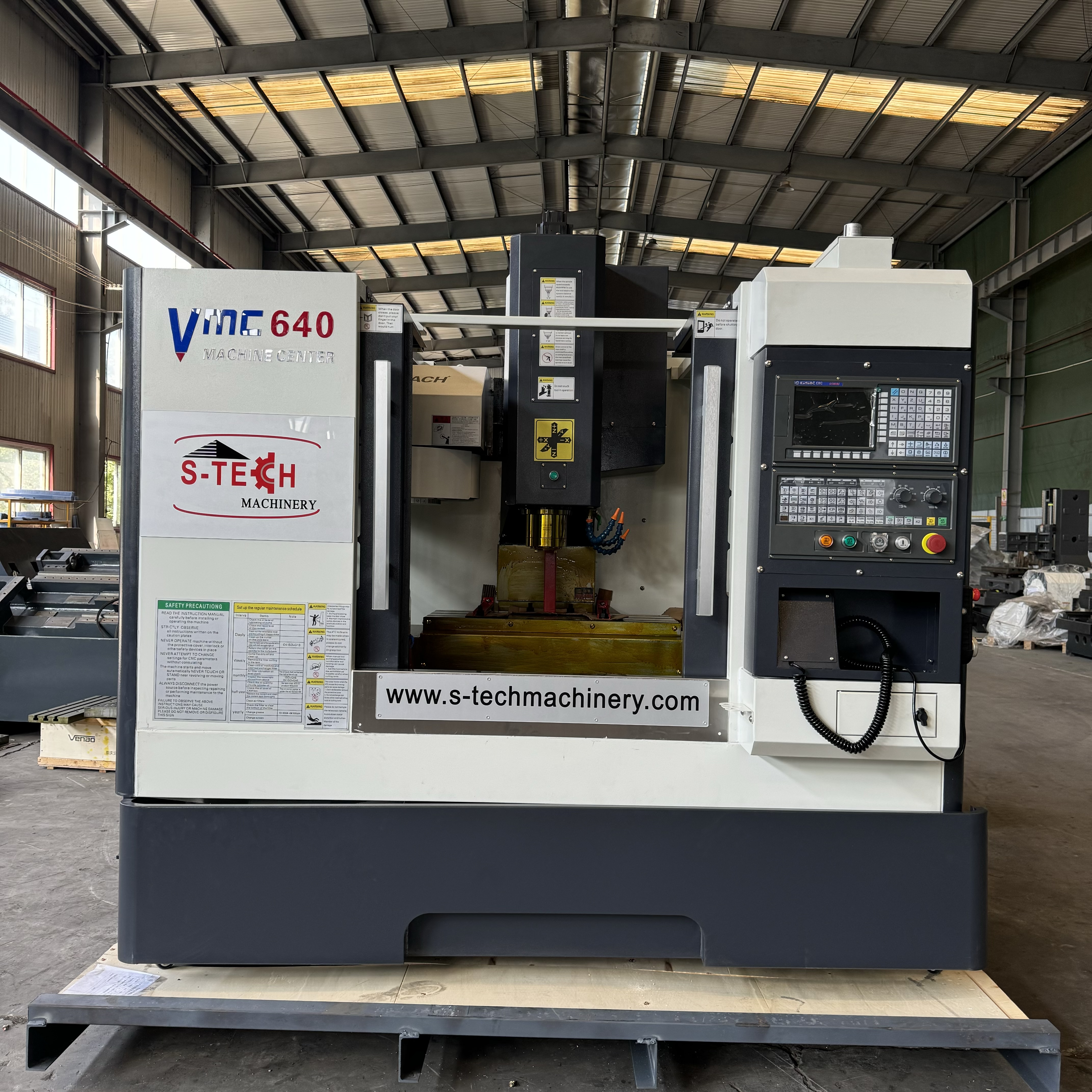 High-precision vertical machining center VMC640 will be shipped to Mexico