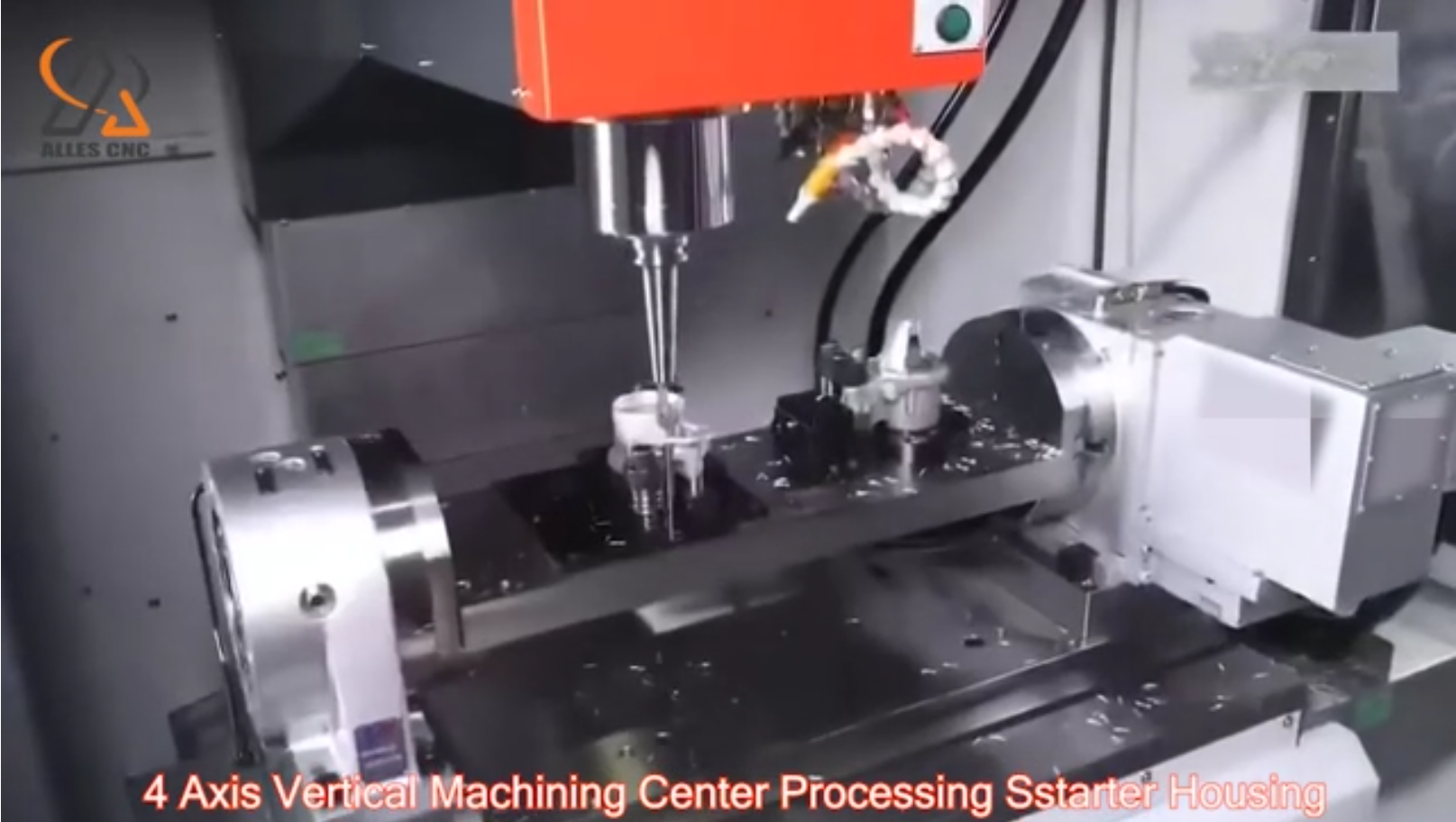 4 axis vertical milling machine