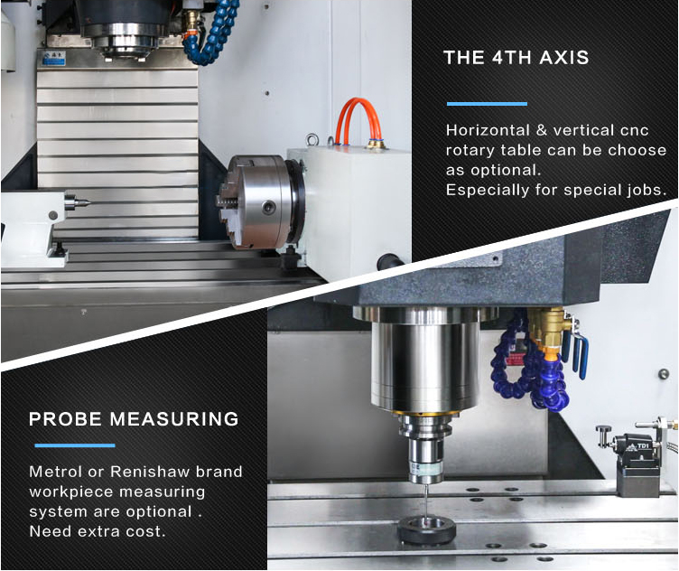 4 axis vertical milling machine