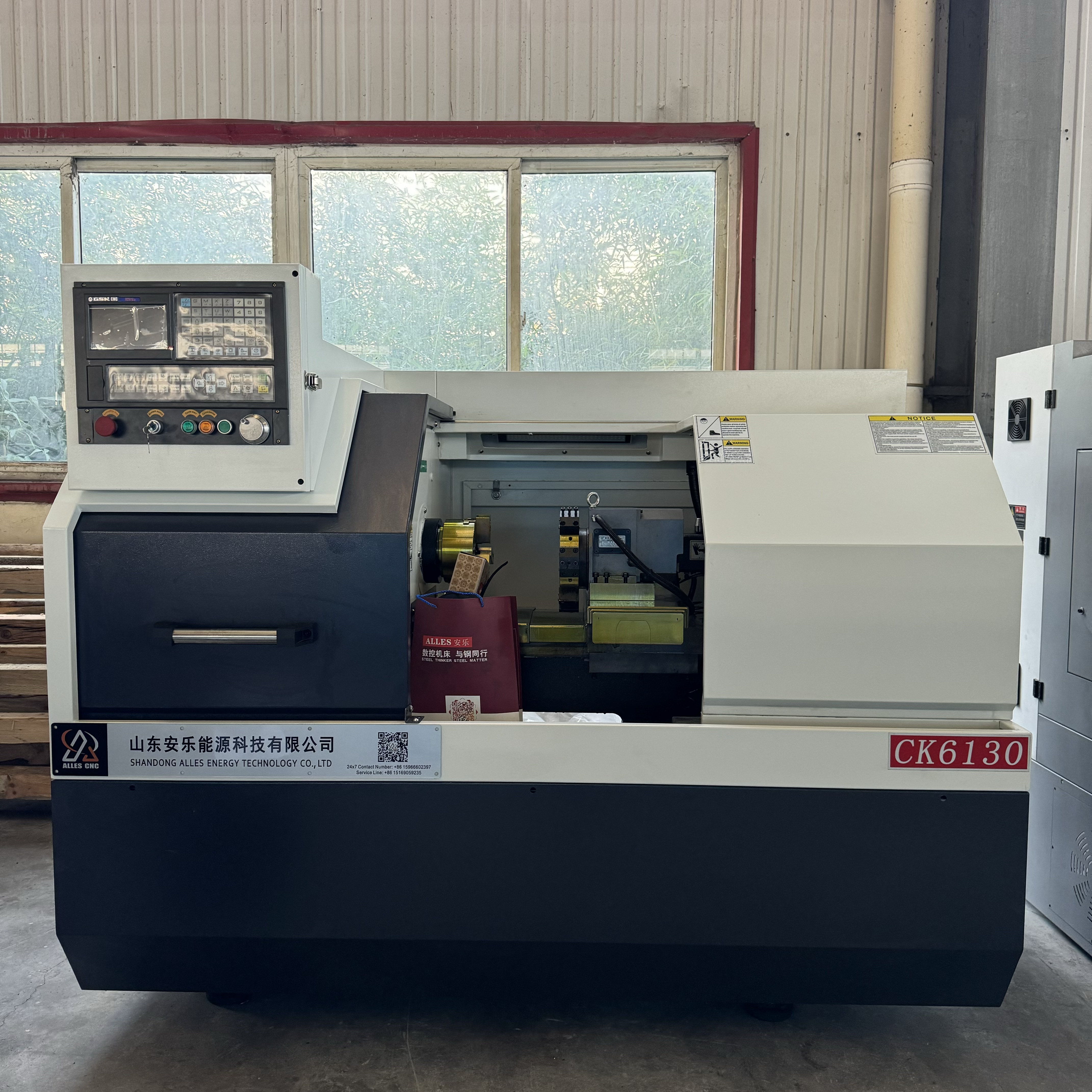 CNC lathe ALCK6130 shipped to Russia