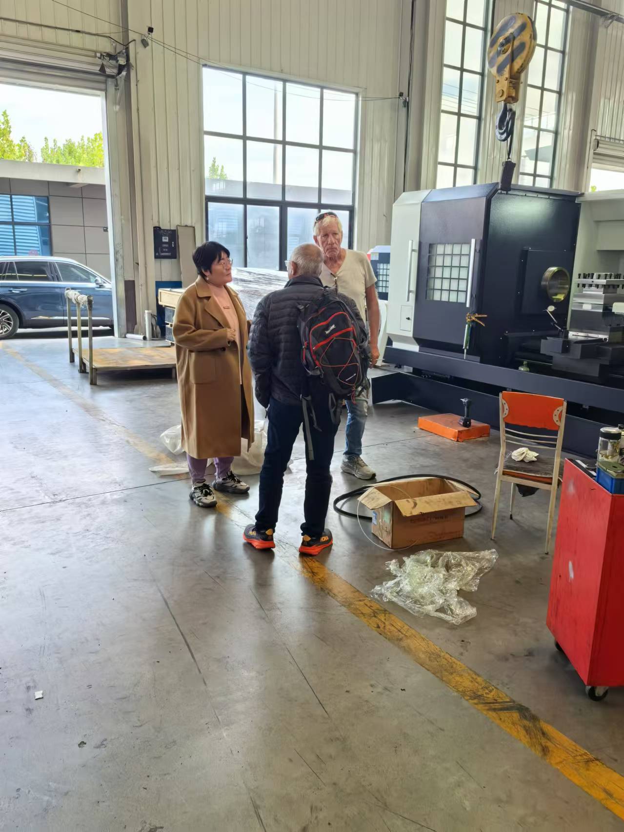 Israeli customers visit ALLES CNC to seek future cooperation and development