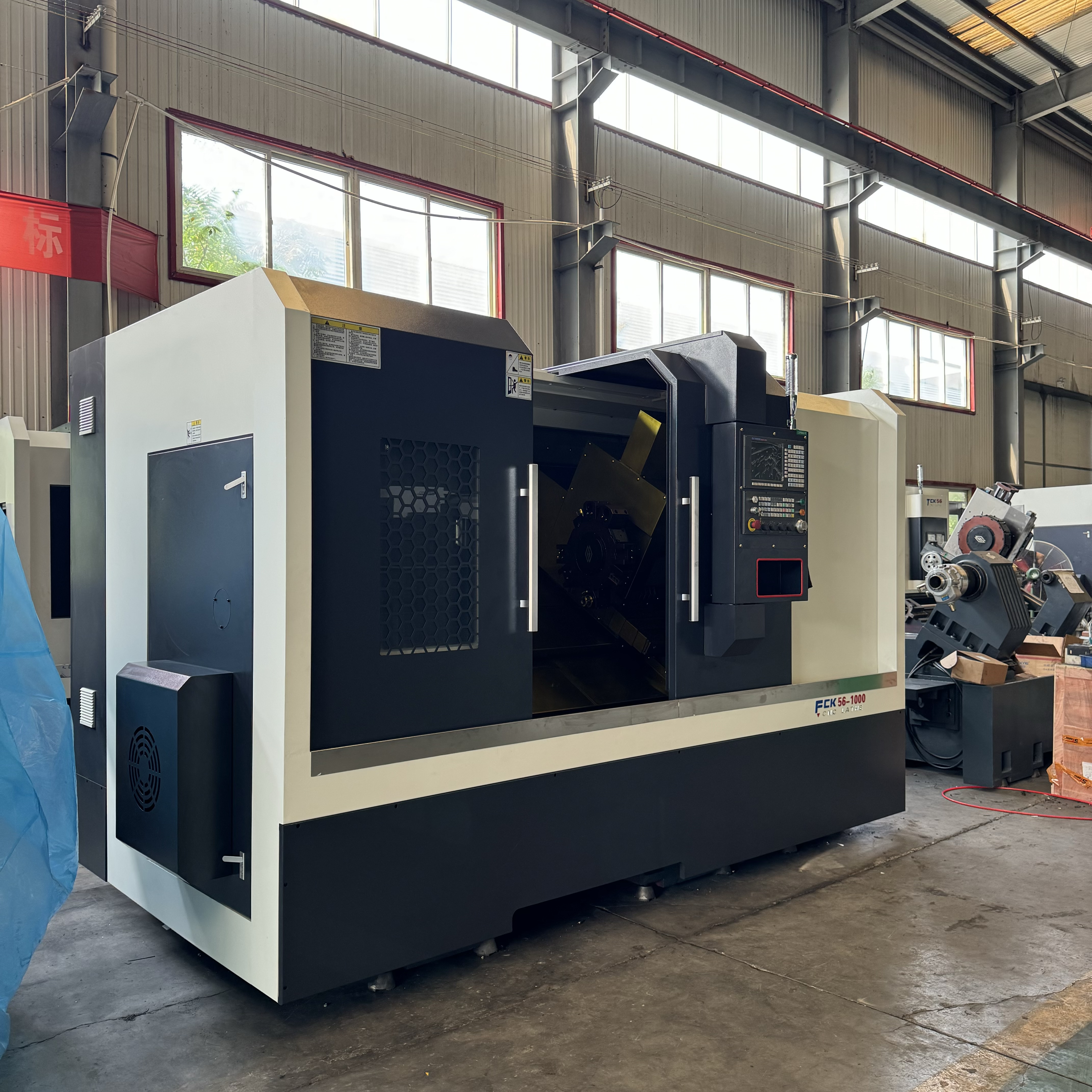FCK56Y CNC lathe has been successfully inspected and will be shipped to customers soonuccessfully inspected and will be shipped to customers soon