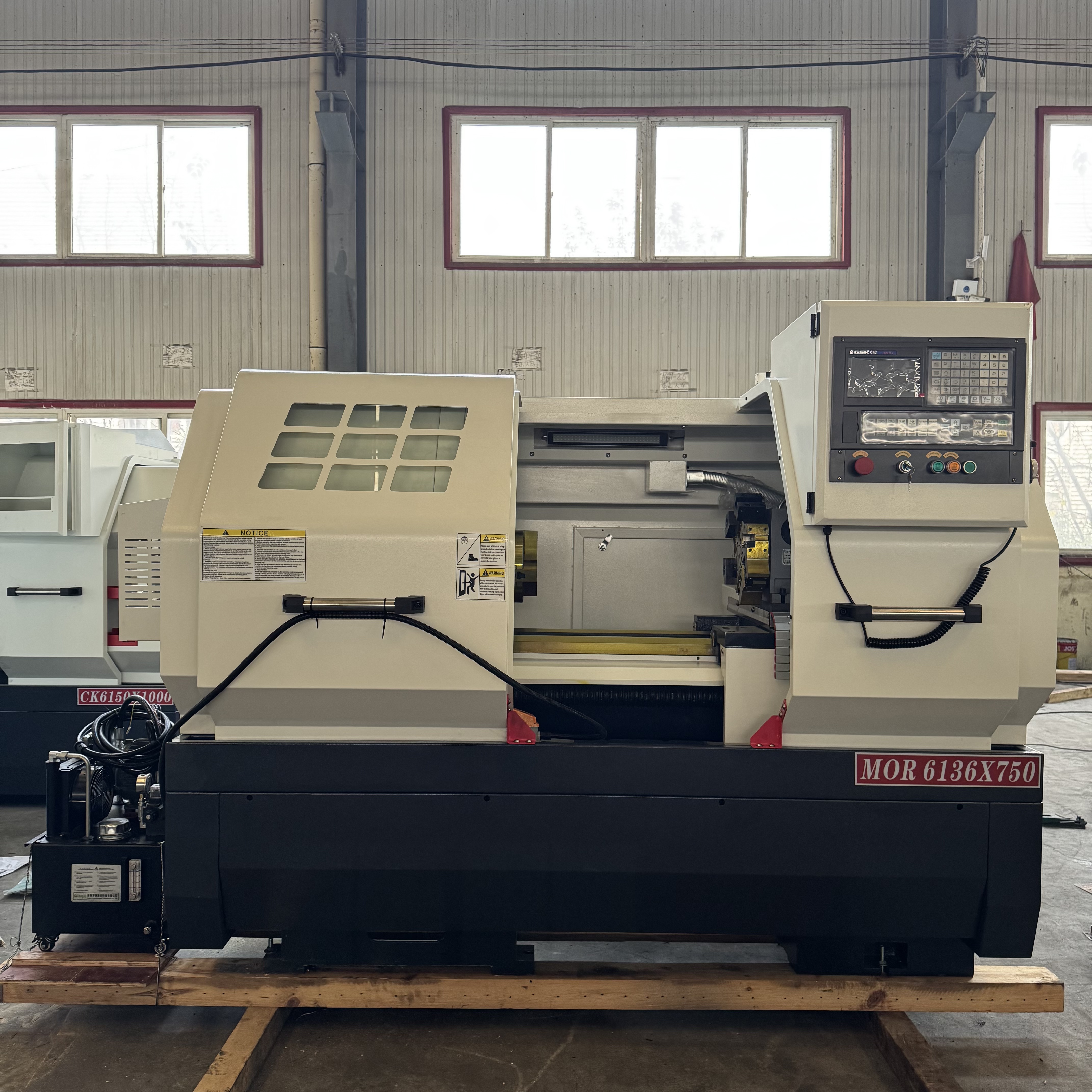 CNC lathe ALCK6136X750 packed and shipped to Israel - bringing efficient power to the precision machining industry
