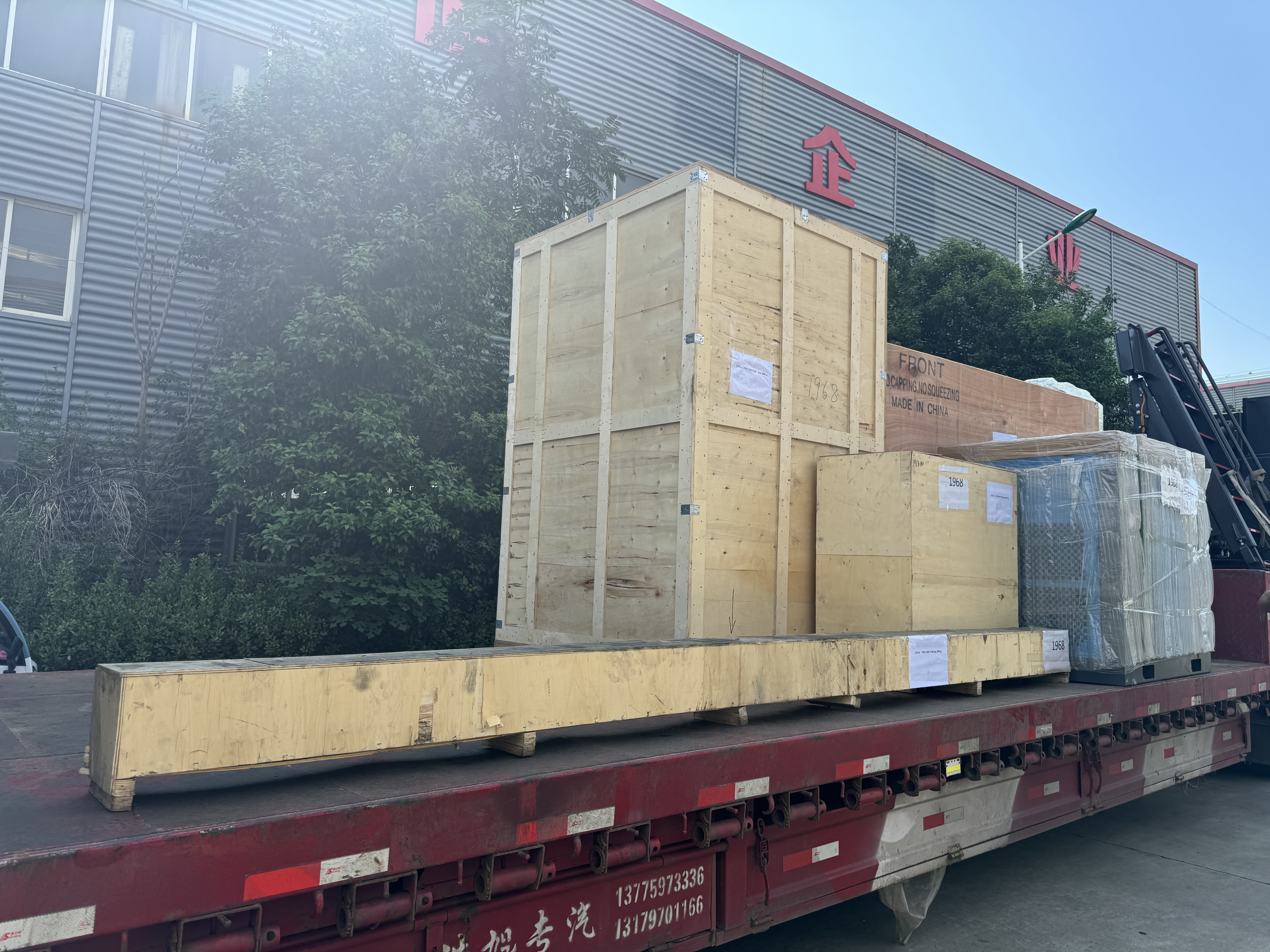 Alles CNC Successfully Ships Eight CNC Machines to Russia