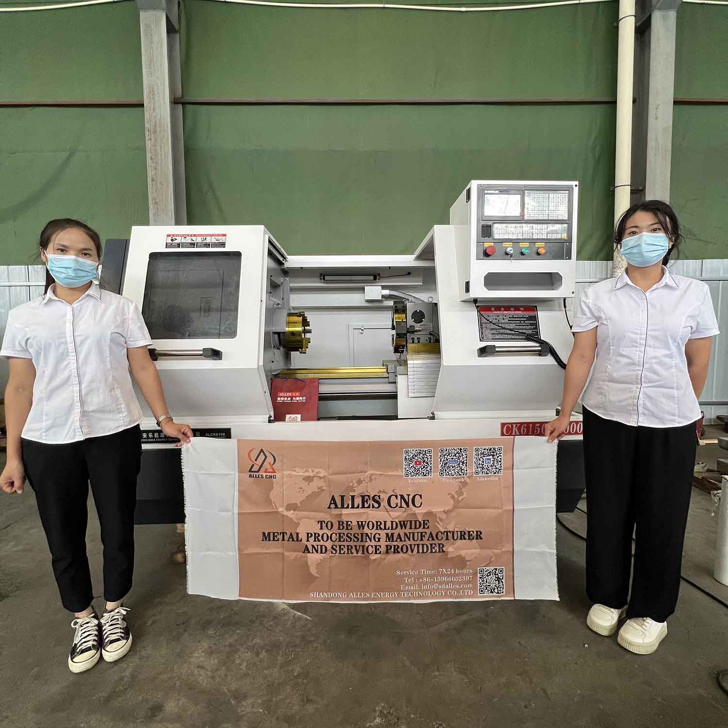 ALCK6150X1000 CNC lathe will be sent to peru