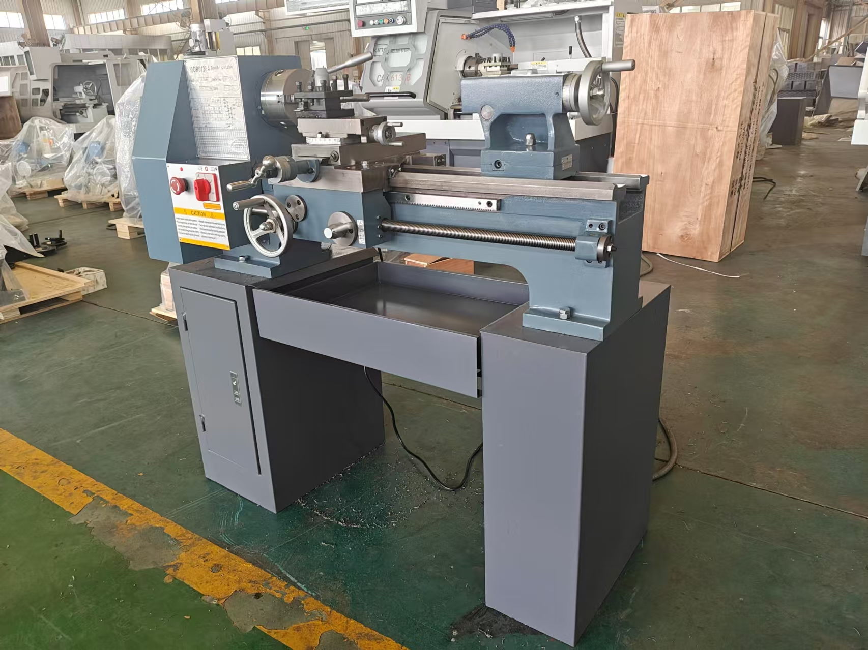 SDAL6128A manual lathe successfully inspected and will be shipped to Israel soon